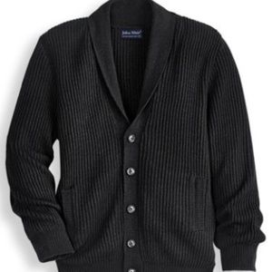 Brand new black cardigan by John Blair XL
